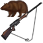 Bear hunting rifle